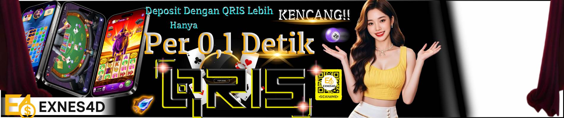 DEPOSIT DENGAN QRIS DI EX4D EXNES4D